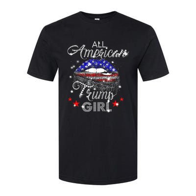 All American Trump Girl Mouth Diamond Softstyle CVC T-Shirt