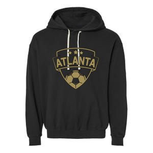 Atlanta Garment-Dyed Fleece Hoodie