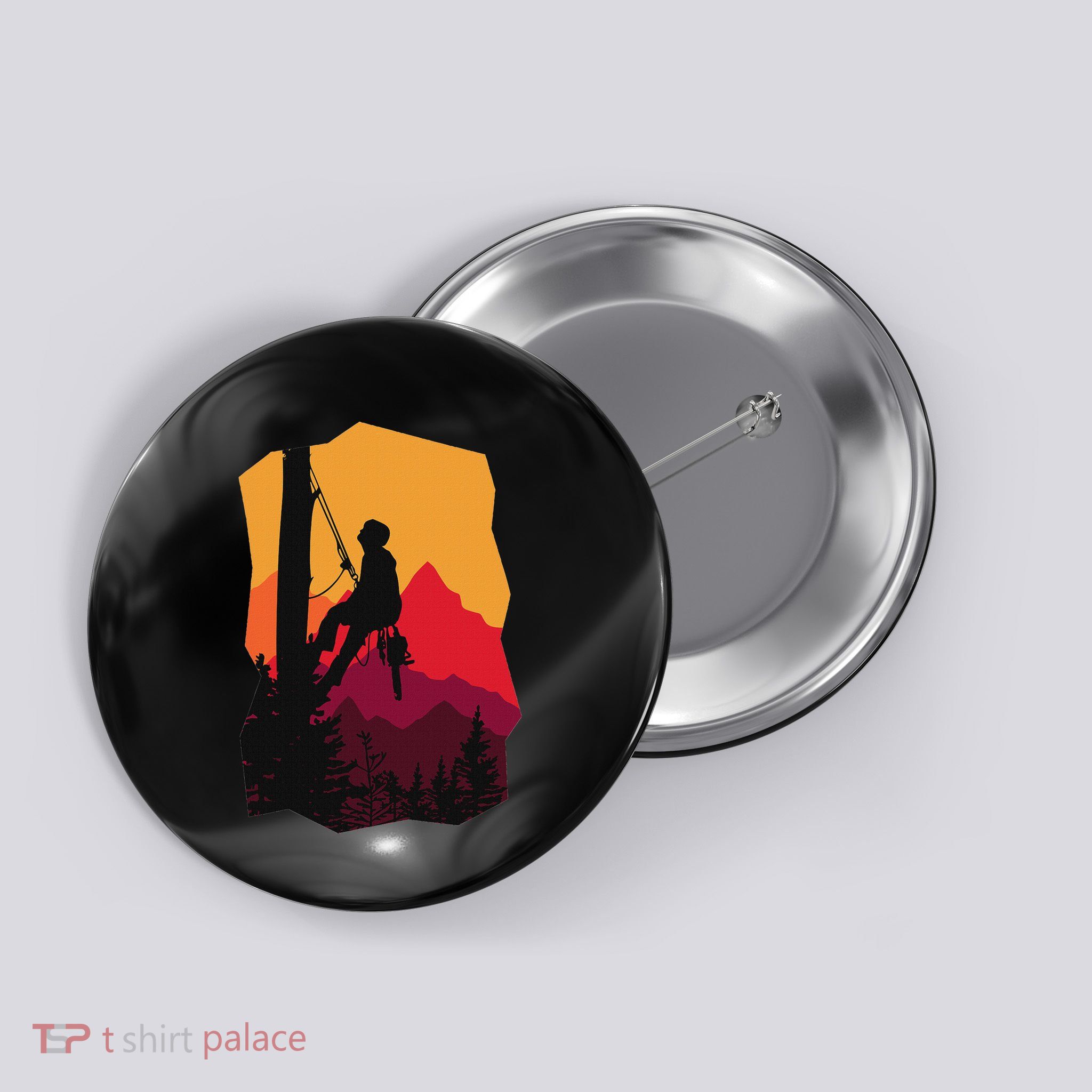 Arborist Arboriculturist Tree Surgeon Button