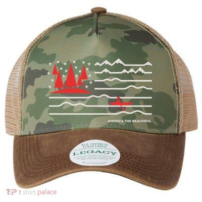 Americana America The Beautiful Sailing Ship Gift Legacy Tie Dye Trucker Hat
