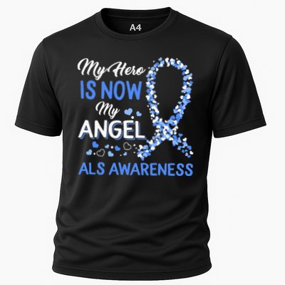 Als Awareness The Hero Is Now My Angel Family Remembrance Performance Shirt