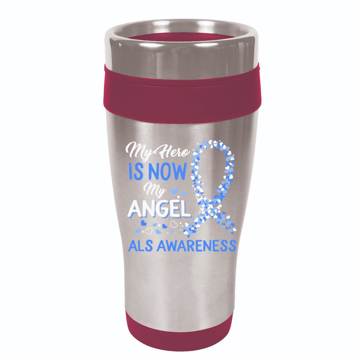 Als Awareness The Hero Is Now My Angel Family Remembrance Kids Hoodie