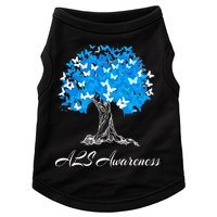 ALS Awareness Tree With Butterflies Support Doggie Tank