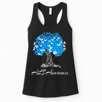 ALS Awareness Tree With Butterflies Support Womens Tank Top
