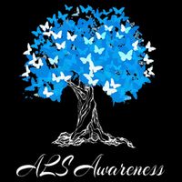 ALS Awareness Tree With Butterflies Support Visor
