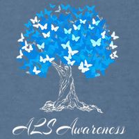 ALS Awareness Tree With Butterflies Support Garment-Dyed Sweatshirt