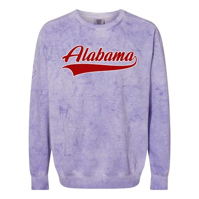 Alabama AL Throwback Colorblast Crewneck Sweatshirt