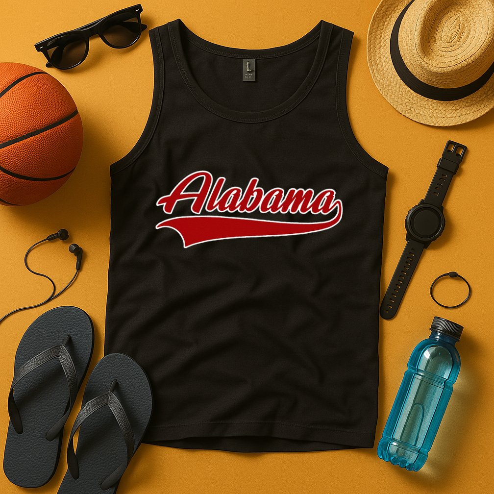 Alabama AL Throwback Tank Top