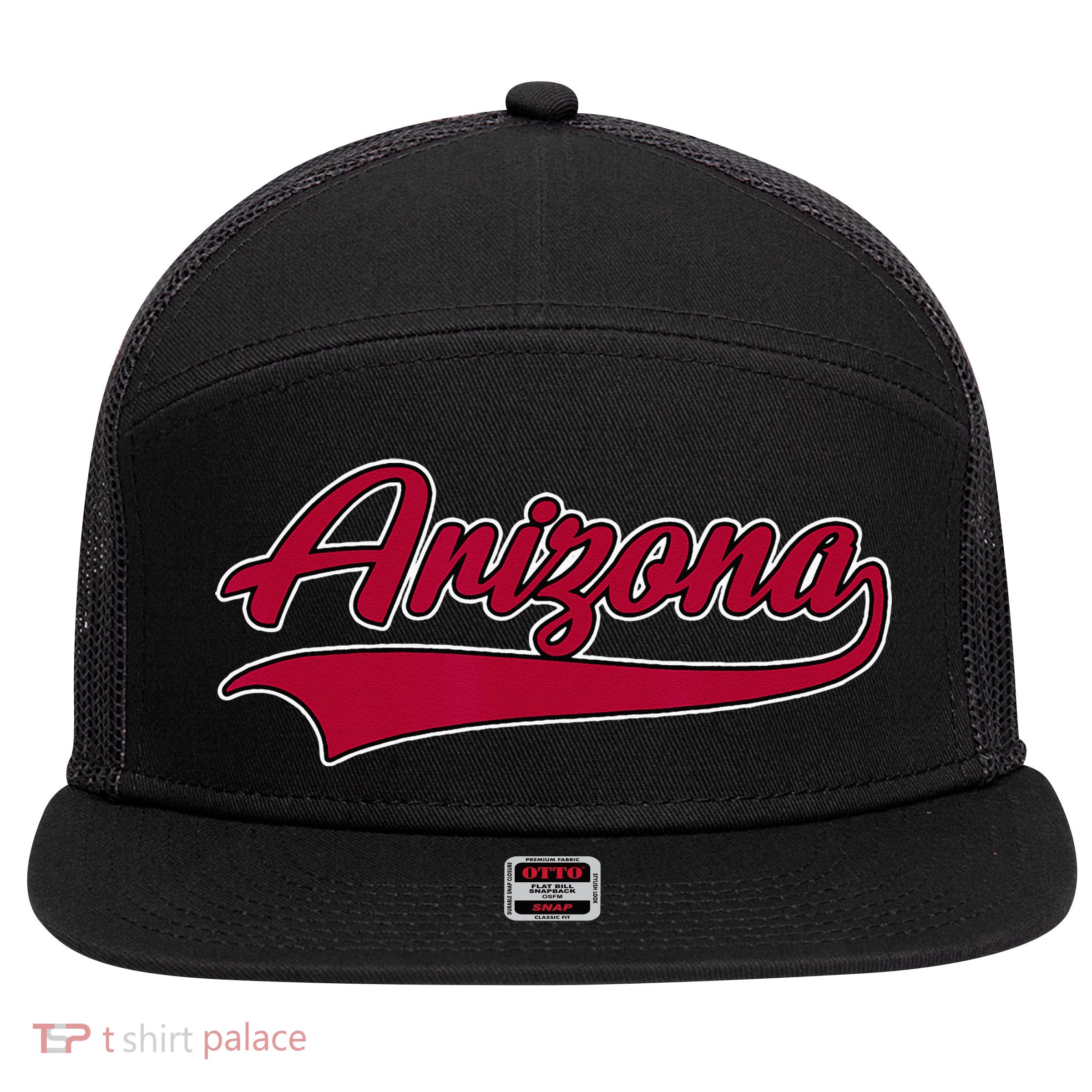 Arizona AZ Throwback 7 Panel Mesh Trucker Snapback Hat