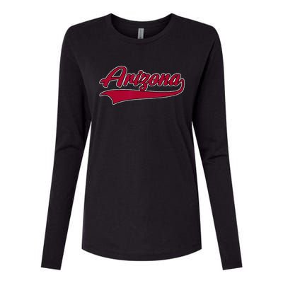 Arizona AZ Throwback Womens Cotton Relaxed Long Sleeve T-Shirt