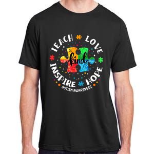 Autism Awareness Teacher, Teach Hope Love Inspire Adult ChromaSoft Performance T-Shirt