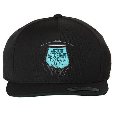 Ancient Astronaut Theorists Say Yes Ufo Conspiracy Nerd Wool Snapback Cap