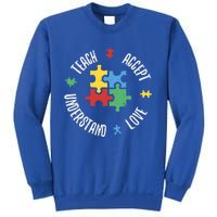 Autism Awareness Teacher Gift Teach Accept Understand Love Gift Sweatshirt