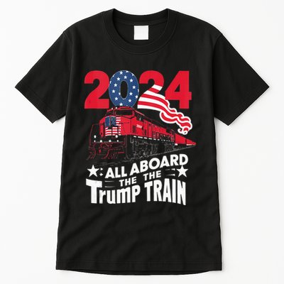 All Aboard The Trump Train Tall T-Shirt