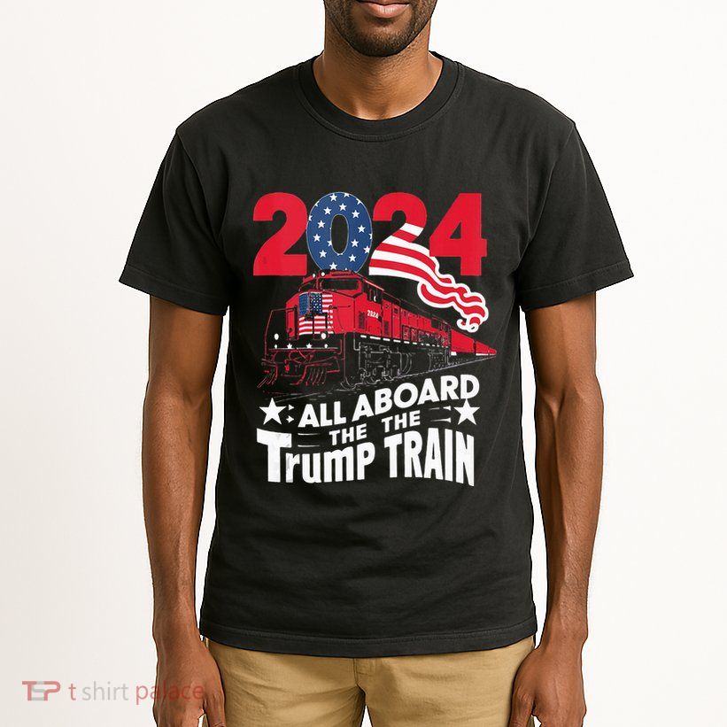 All Aboard The Trump Train Tall T-Shirt