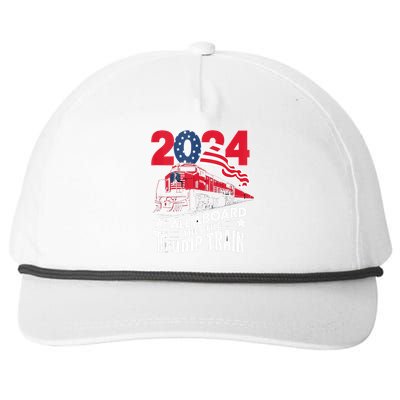 All Aboard The Trump Train Snapback Five-Panel Rope Hat