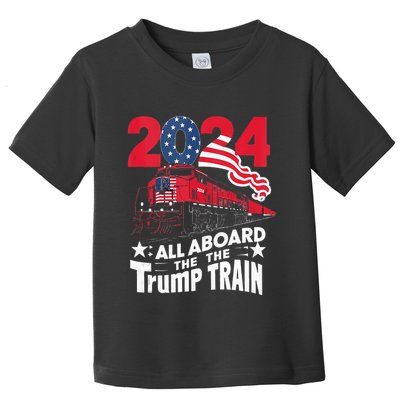 All Aboard The Trump Train Toddler T-Shirt