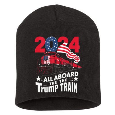 All Aboard The Trump Train Short Acrylic Beanie