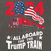 All Aboard The Trump Train Cotton Canvas Backpack
