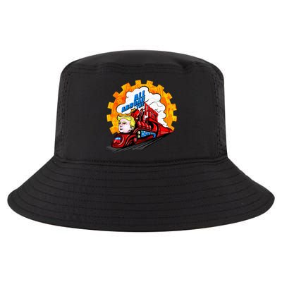 All Abroad The Trump Train 2024 Future Is Bright Cool Comfort Performance Bucket Hat