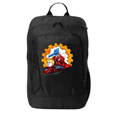 All Abroad The Trump Train 2024 Future Is Bright City Backpack