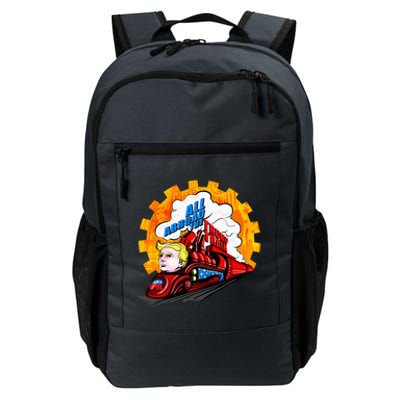 All Abroad The Trump Train 2024 Future Is Bright Daily Commute Backpack