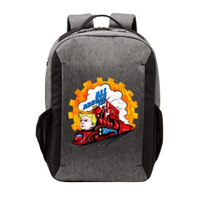 All Abroad The Trump Train 2024 Future Is Bright Vector Backpack