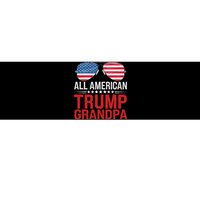 All American Trump Grandpa Flag Sunglasses Patriotic Bumper Sticker