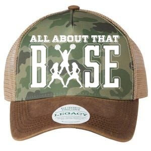 All About That Base Cheerleading Funny Gift Cheer Funny Gift Cheer Cool Gift Legacy Tie Dye Trucker Hat