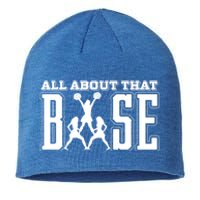 All About That Base Cheerleading Funny Gift Cheer Funny Gift Cheer Cool Gift Sustainable Beanie