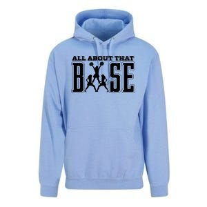 All About That Base Cheerleading Funny Gift Cheer Funny Gift Cheer Cool Gift Unisex Surf Hoodie