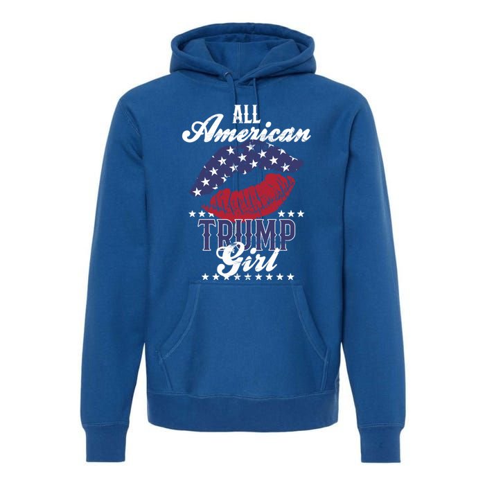 All American Trump Usa Vote 2024 Gift Premium Hoodie