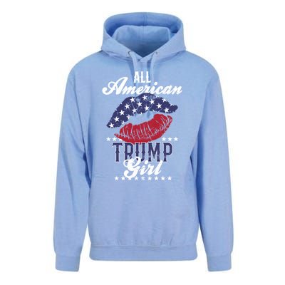 All American Trump Usa Vote 2024 Gift Unisex Surf Hoodie