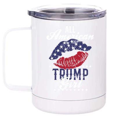 All American Trump Usa Vote 2024 Gift 12 oz Stainless Steel Tumbler Cup