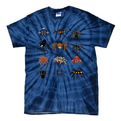 Animal Arachnid Tarantula Arthropod Halloween Gift Spider Tie-Dye T-Shirt