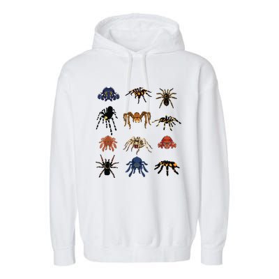 Animal Arachnid Tarantula Arthropod Halloween Gift Spider Garment-Dyed Fleece Hoodie