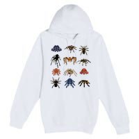 Animal Arachnid Tarantula Arthropod Halloween Gift Spider Premium Pullover Hoodie