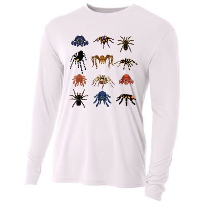 Animal Arachnid Tarantula Arthropod Halloween Gift Spider Cooling Performance Long Sleeve Crew