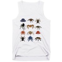 Animal Arachnid Tarantula Arthropod Halloween Gift Spider Tank Top