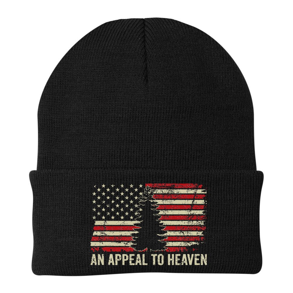 An Appeal To Heaven Usa Revolution Pine Tree American Flag Beanie