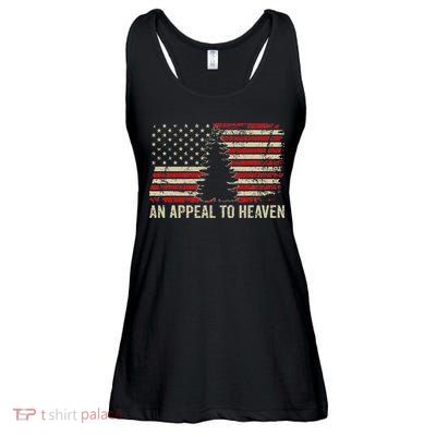 An Appeal To Heaven Usa Revolution Pine Tree American Flag Ladies Essential Flowy Tank