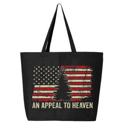 An Appeal To Heaven Usa Revolution Pine Tree American Flag 25L Jumbo Tote