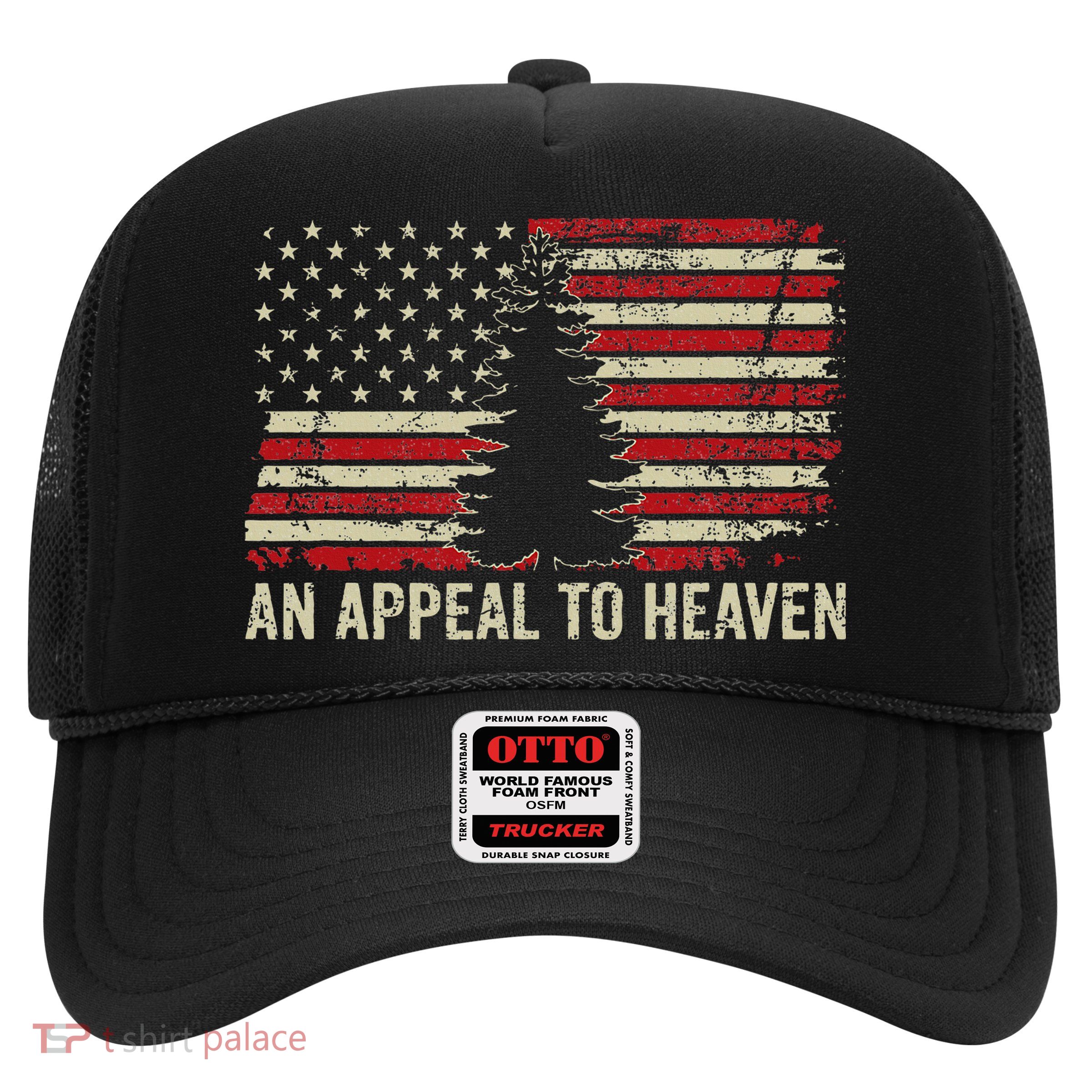 An Appeal To Heaven Usa Revolution Pine Tree American Flag Trucker Hat