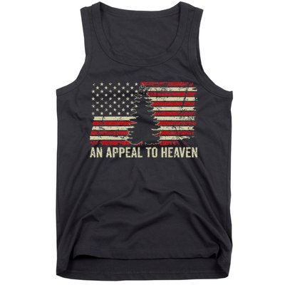 An Appeal To Heaven Usa Revolution Pine Tree American Flag Tank Top