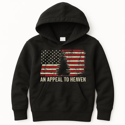 An Appeal To Heaven Usa Revolution Pine Tree American Flag Kids Hoodie