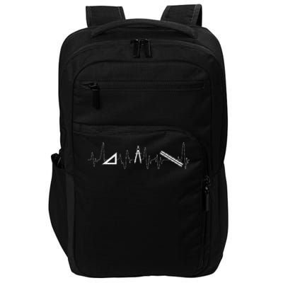 Architect Architecture Tool Heartbeat Pulse Impact Tech Backpack