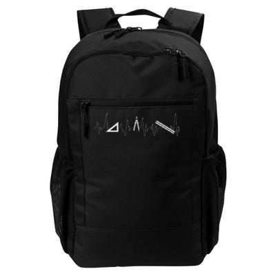 Architect Architecture Tool Heartbeat Pulse Daily Commute Backpack