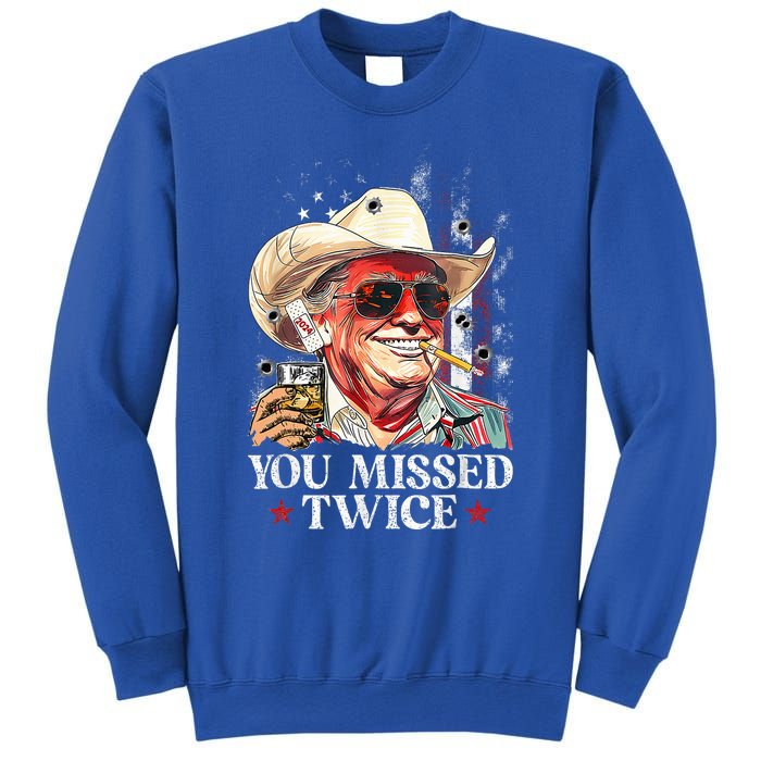 Assassination Attempt Trump 2024 You Missed Twice Sweatshirt