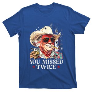 Assassination Attempt Trump 2024 You Missed Twice T-Shirt