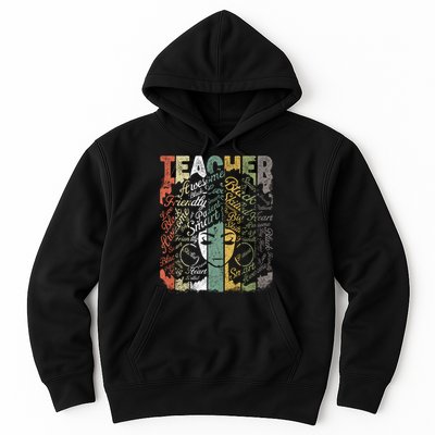 African American Teacher Hair Afro African American Teachers Hoodie